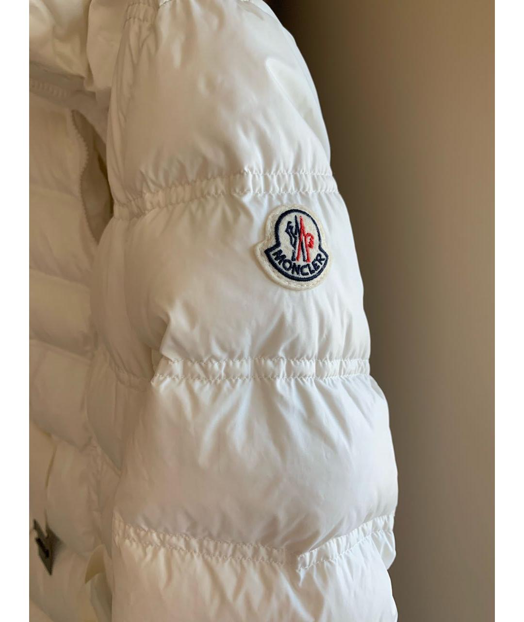 MONCLER Белый пуховик, фото 2