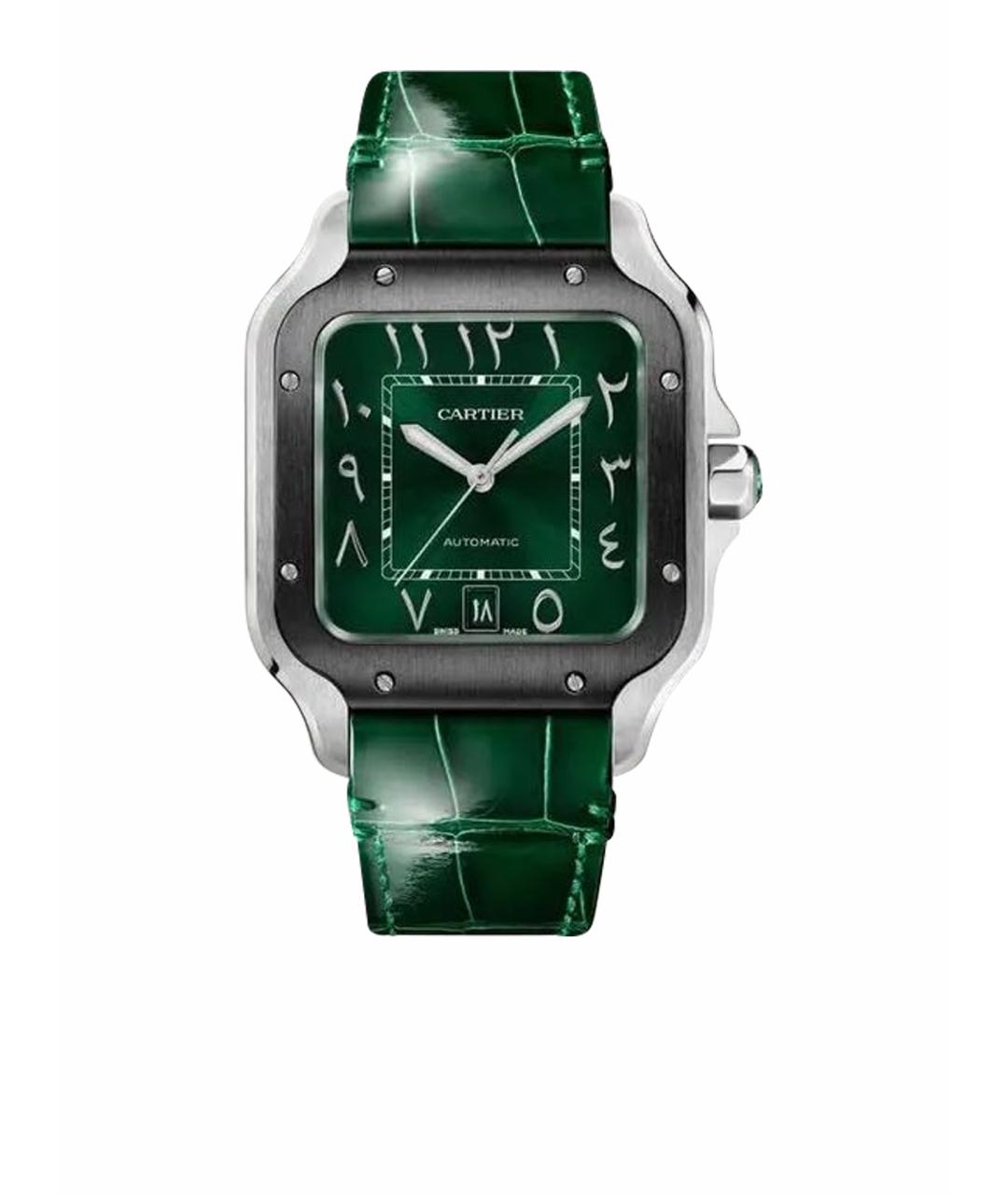CARTIER Зеленые часы, фото 1