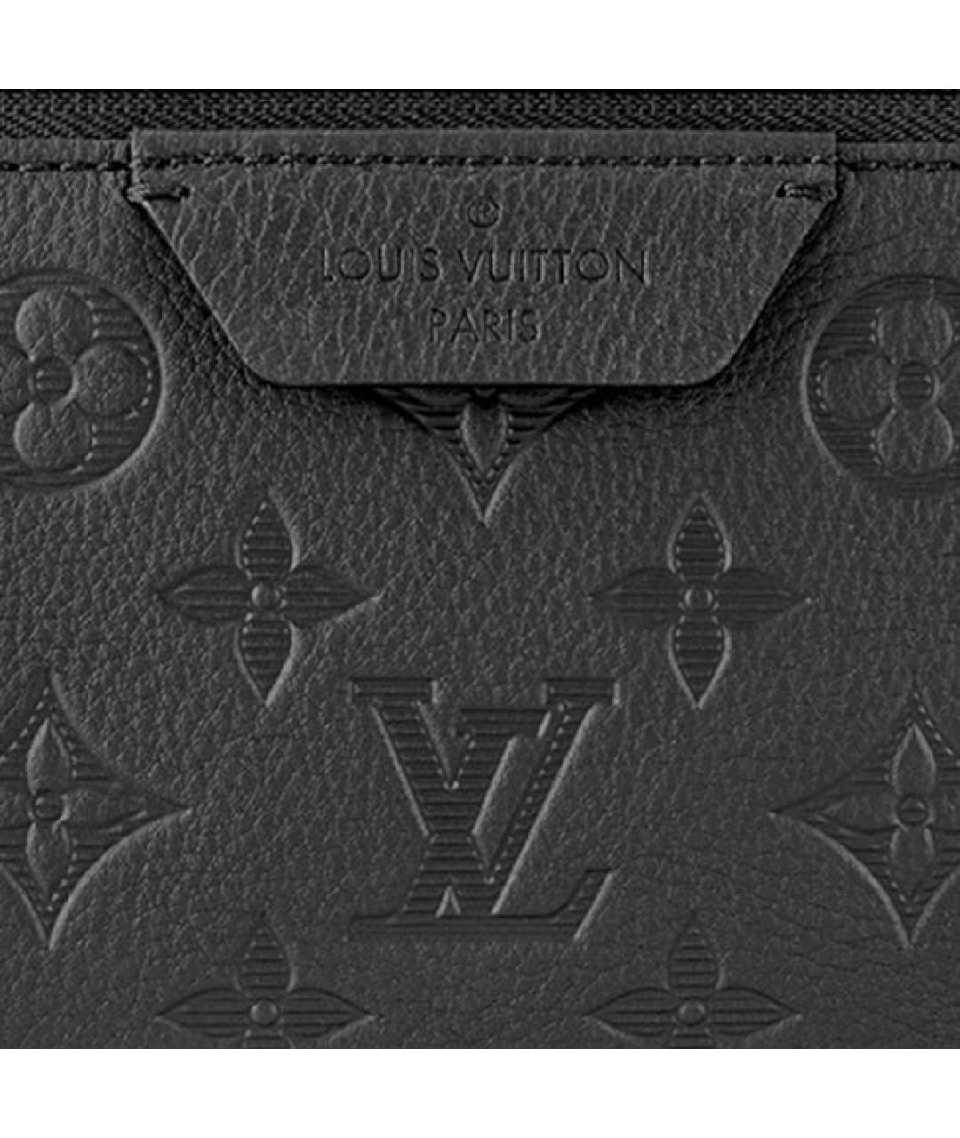 LOUIS VUITTON Черный кожаный рюкзак, фото 5