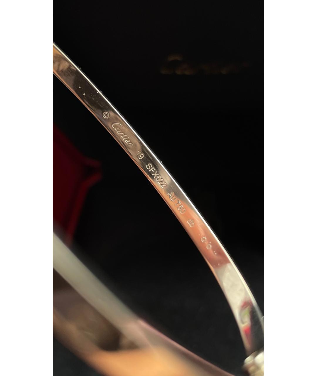 CARTIER Серебрянный браслет из белого золота, фото 3