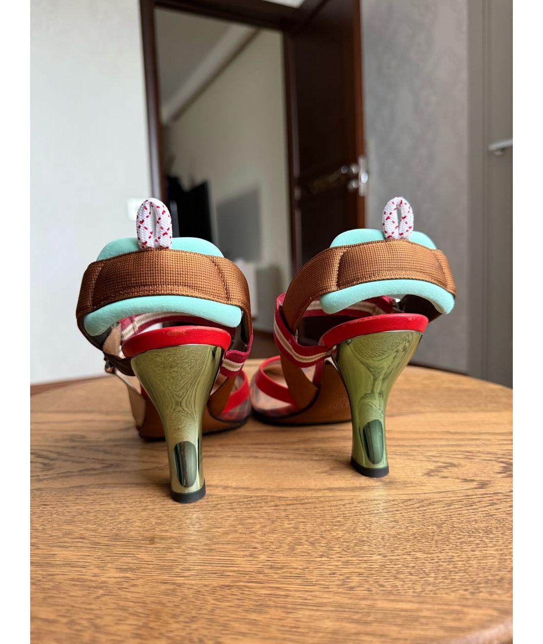 FENDI Коричневые туфли, фото 4