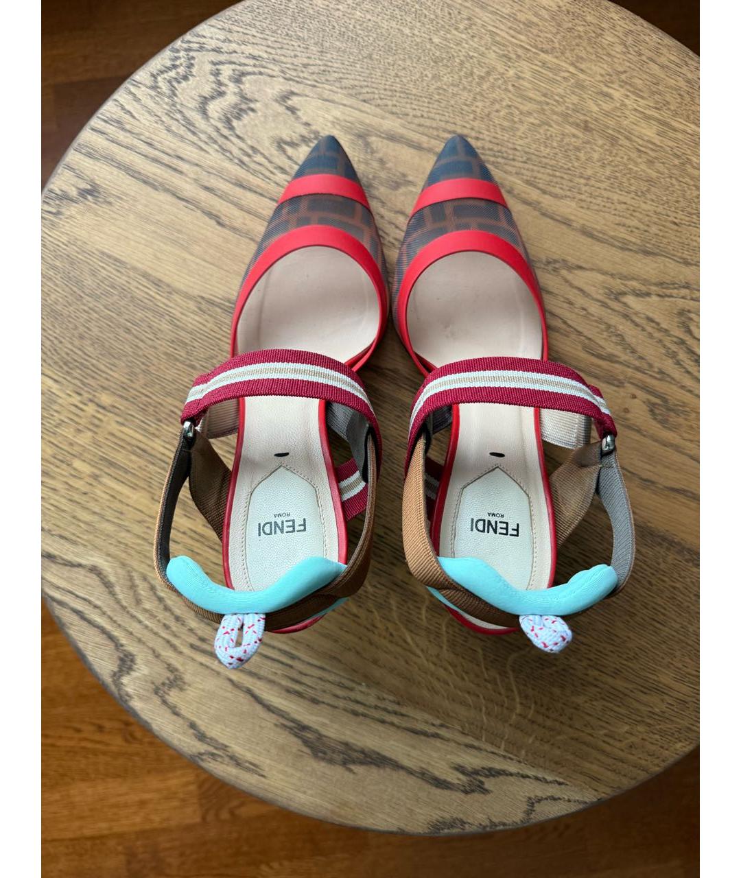 FENDI Коричневые туфли, фото 3