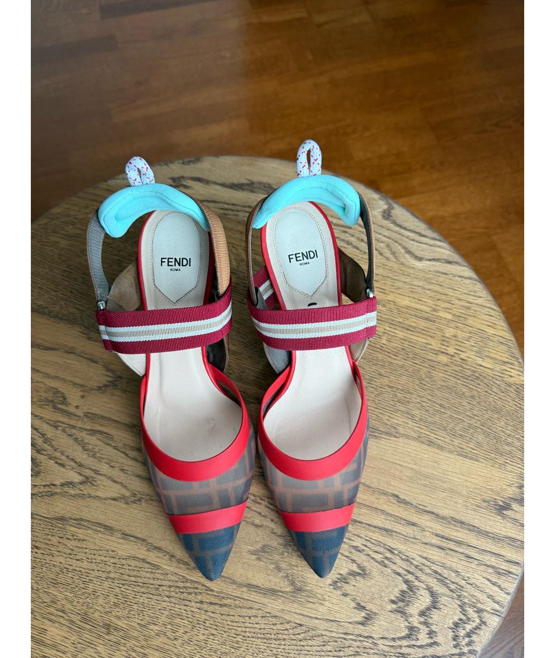 FENDI Коричневые туфли, фото 2