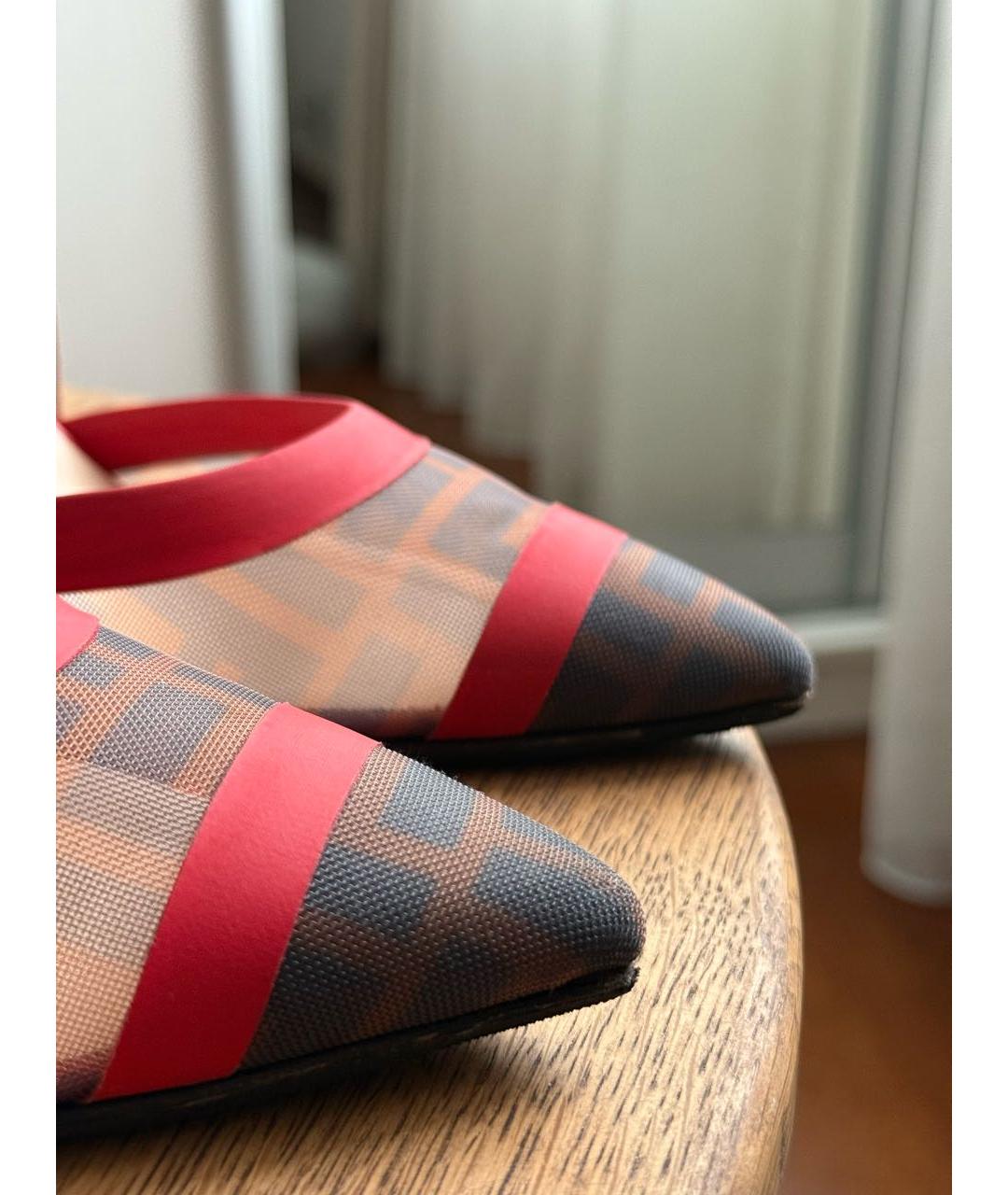 FENDI Коричневые туфли, фото 6