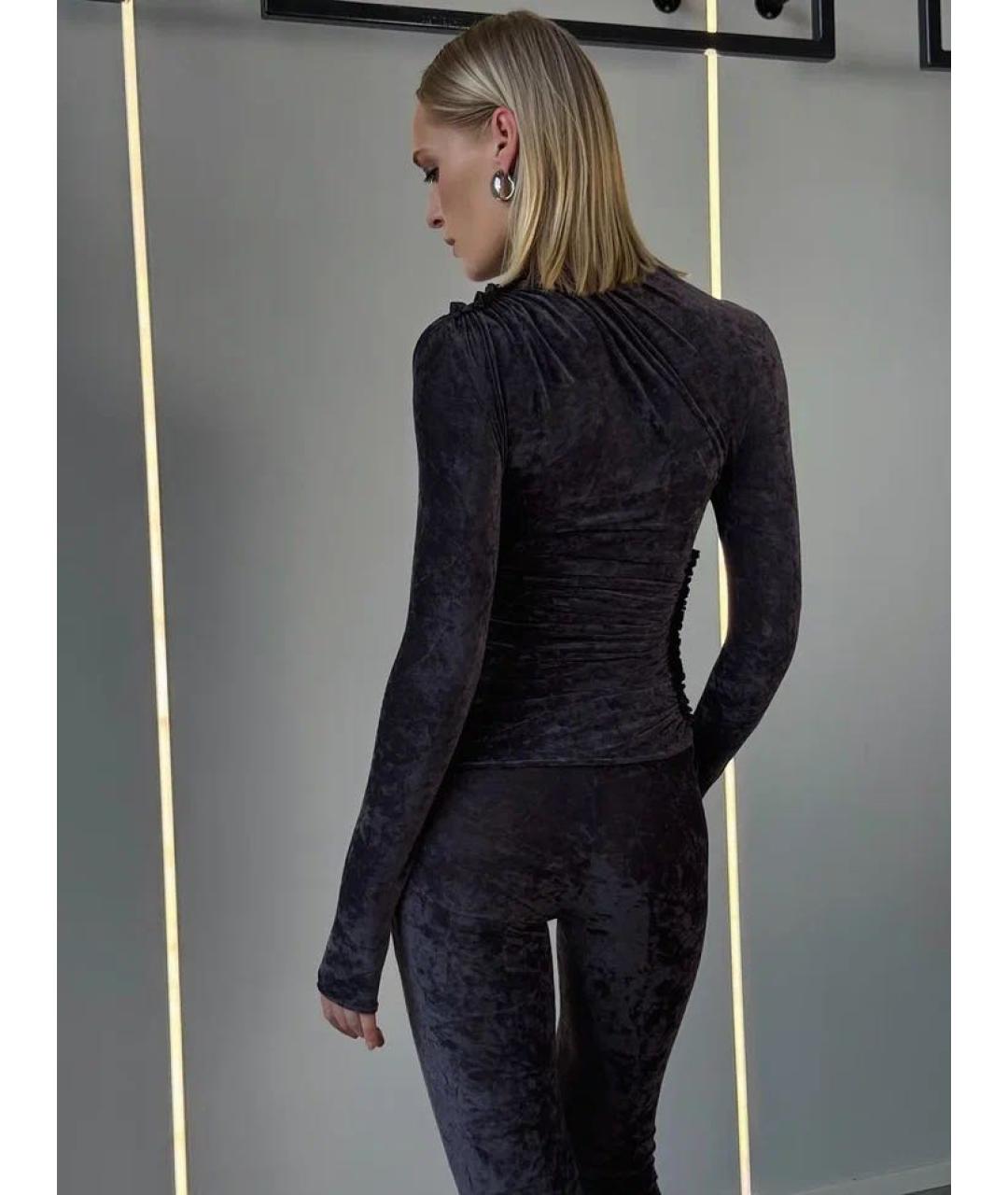 ATLEIN Фиолетовая полиэстеровая водолазка, фото 4