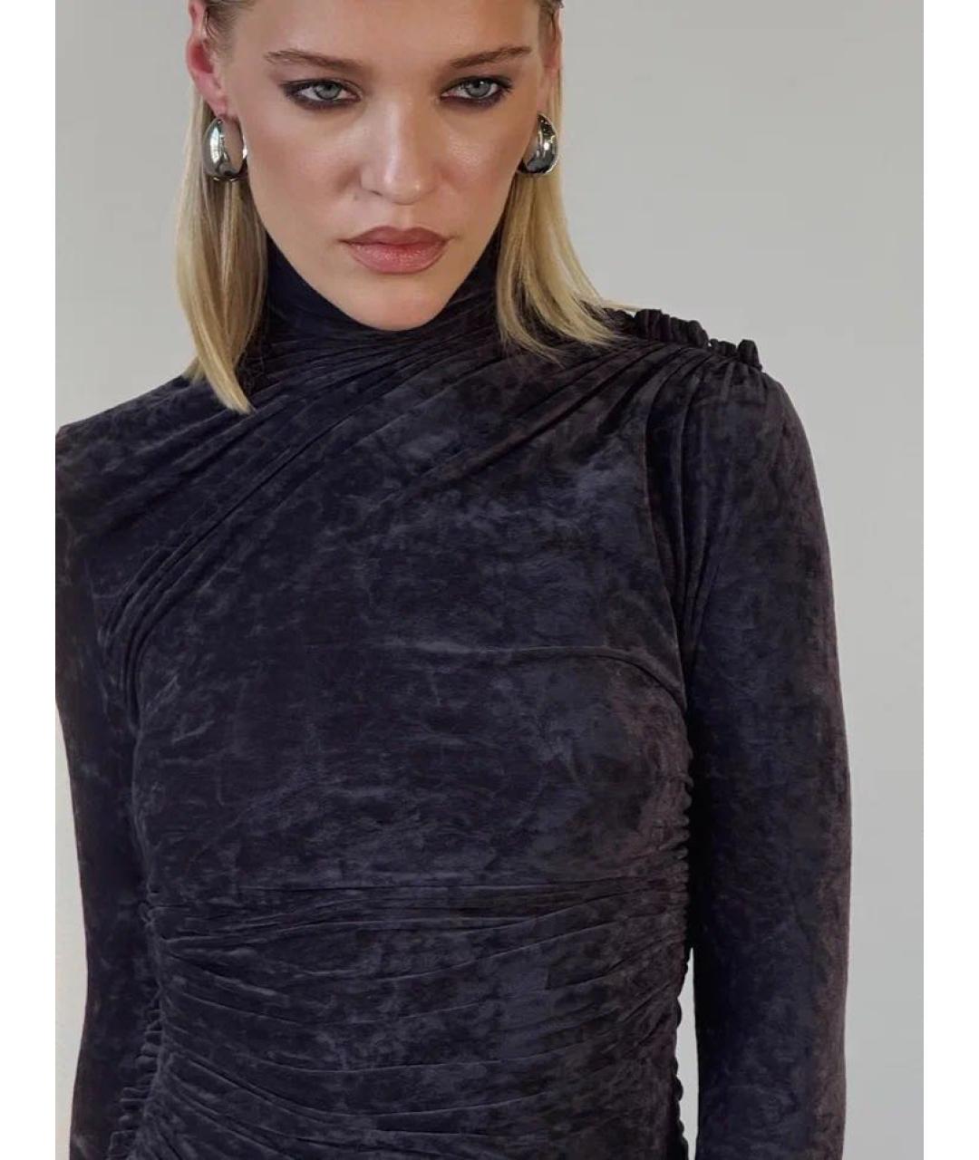 ATLEIN Фиолетовая полиэстеровая водолазка, фото 3