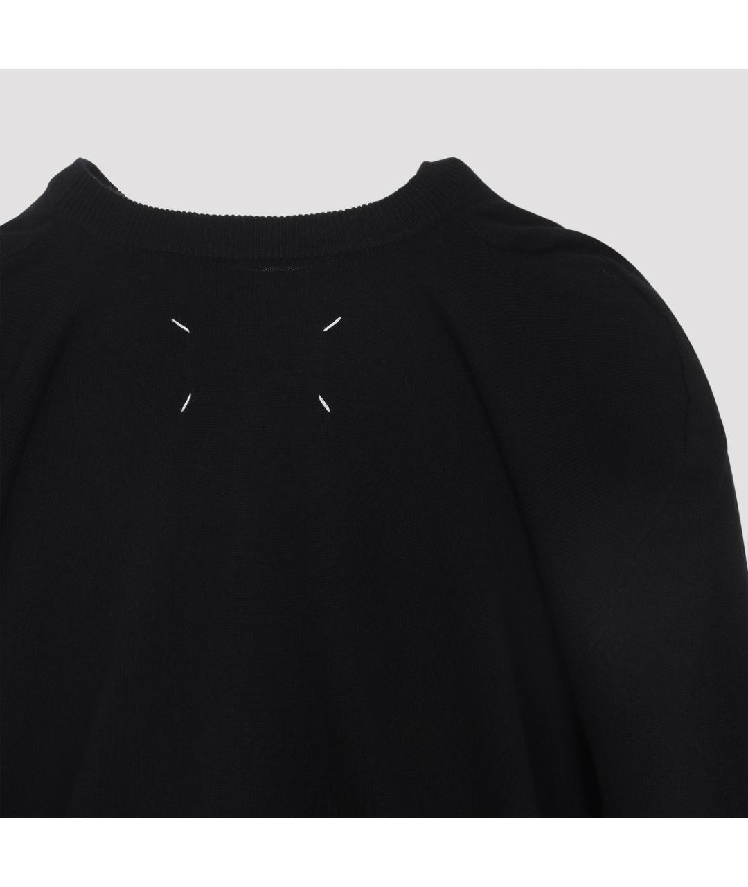 MAISON MARGIELA Черный шерстяной джемпер / свитер, фото 3