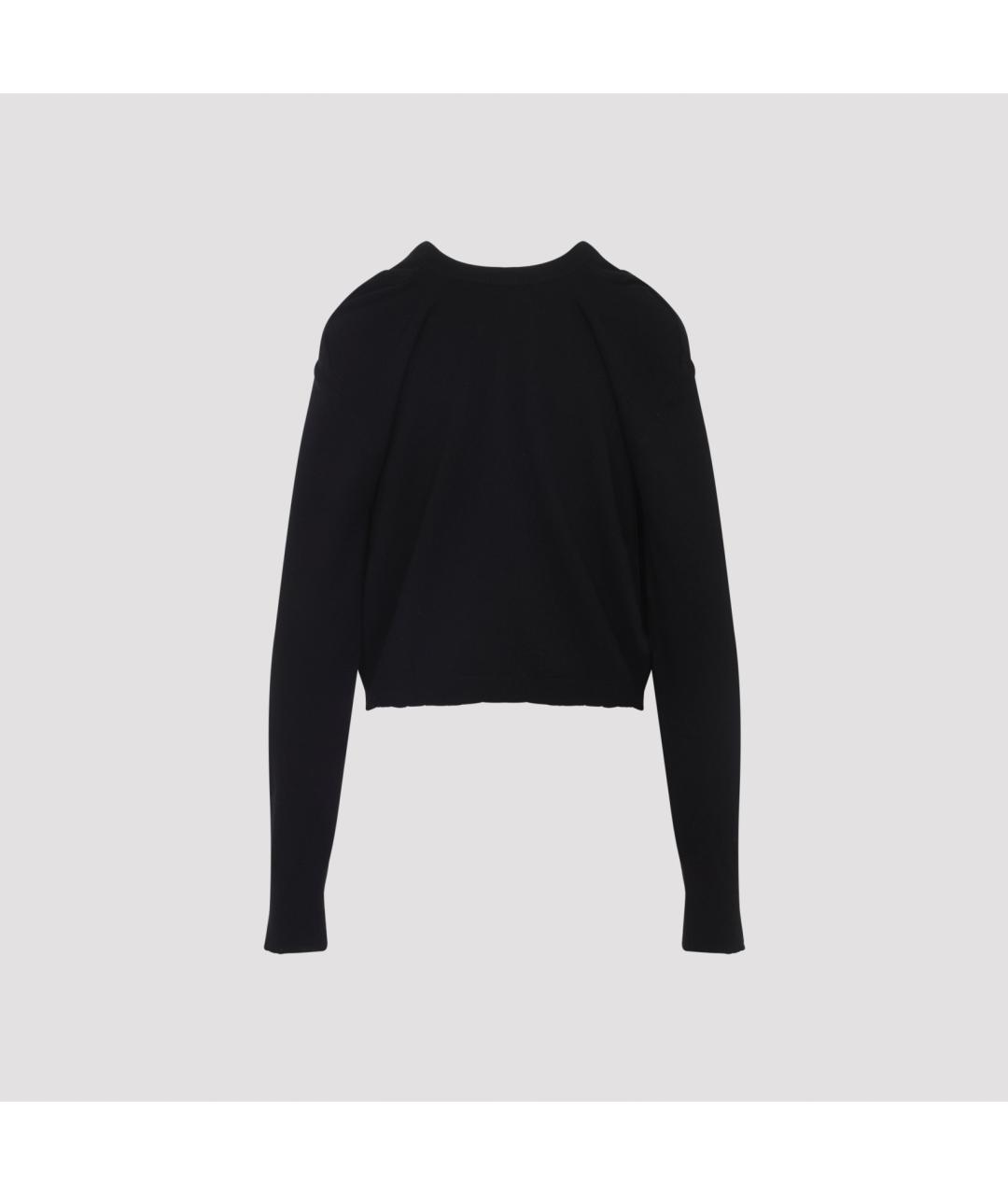 MAISON MARGIELA Черный шерстяной джемпер / свитер, фото 2