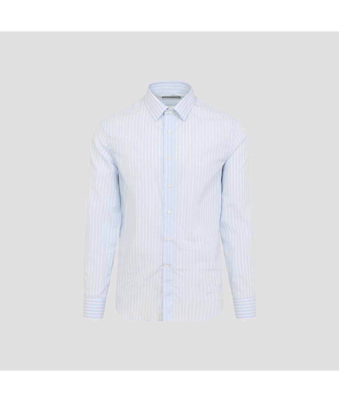 CANALI Голубая хлопковая классическая рубашка, фото 3