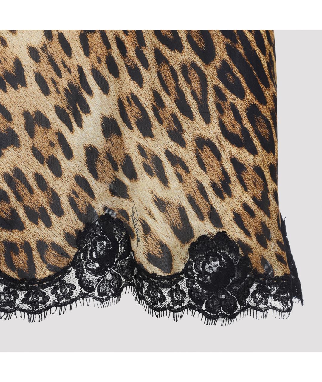 ROBERTO CAVALLI Мульти шелковое коктейльное платье, фото 4
