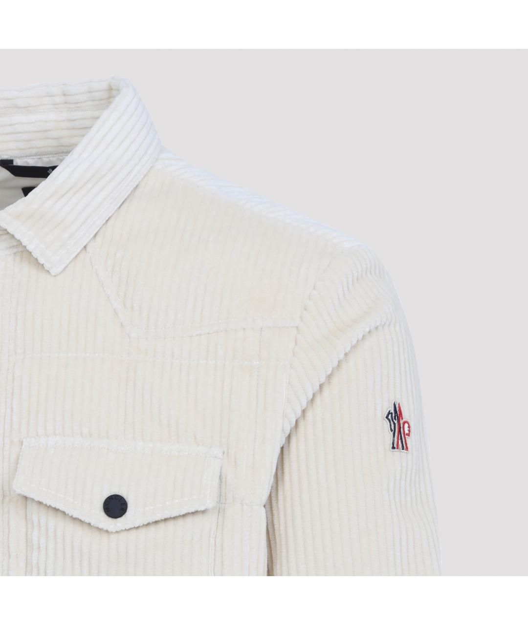 MONCLER GRENOBLE Бежевая хлопковая куртка, фото 3