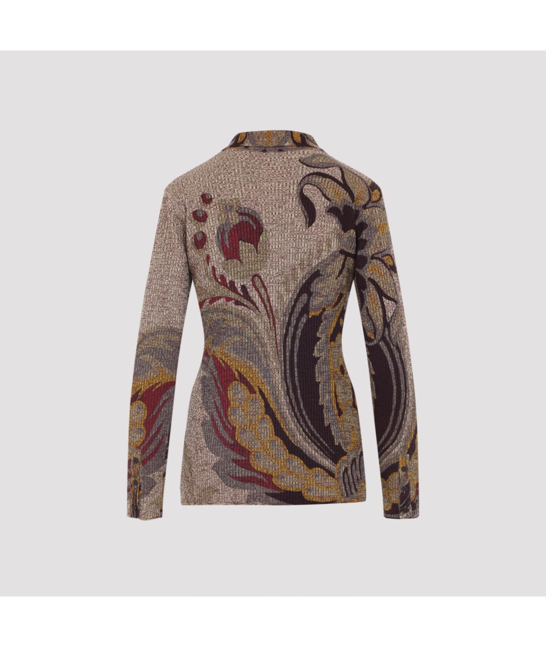 ETRO Мульти шерстяная блузы, фото 2