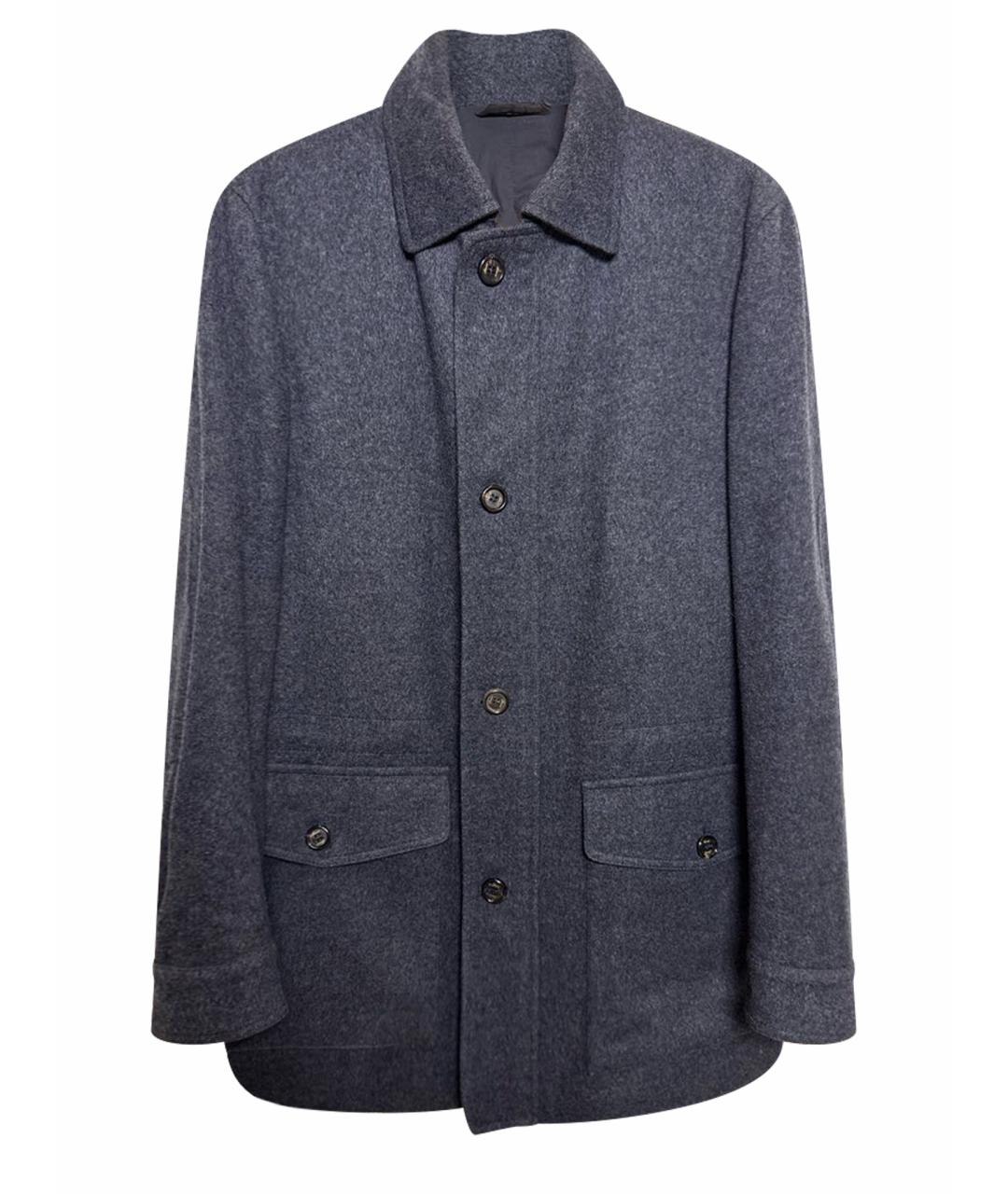 BRIONI Синяя шерстяная куртка, фото 1