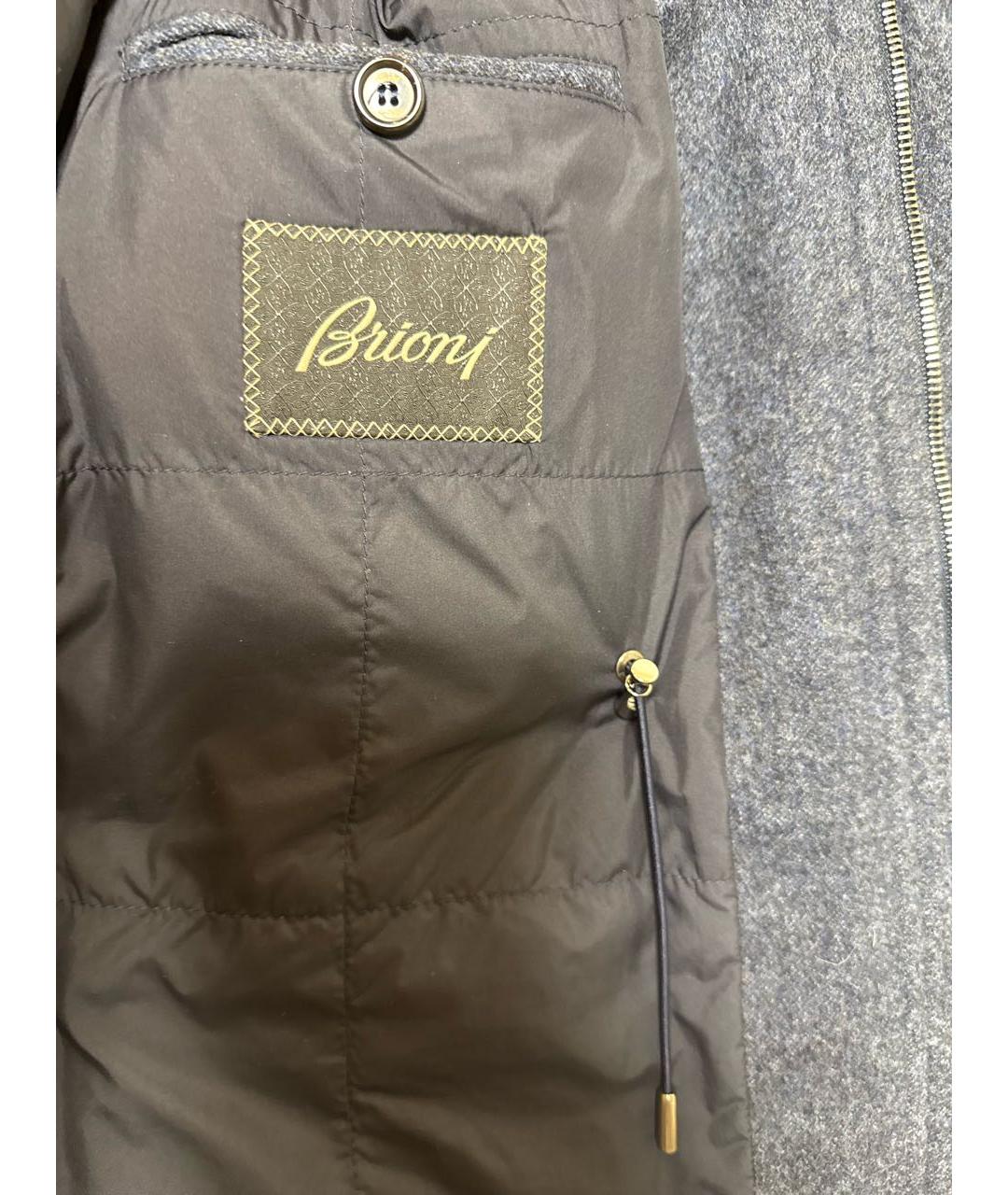 BRIONI Синяя шерстяная куртка, фото 6