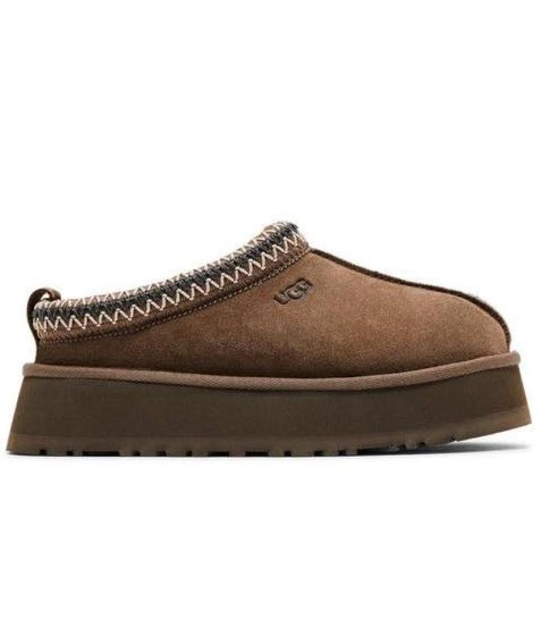 UGG AUSTRALIA Коричневые замшевые мюли, фото 6