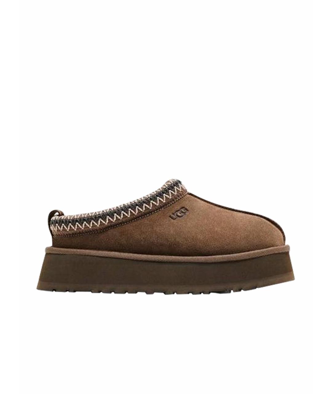 UGG AUSTRALIA Коричневые замшевые мюли, фото 1