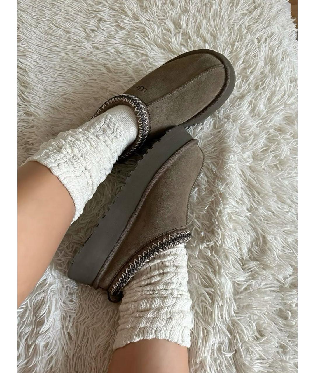 UGG AUSTRALIA Коричневые замшевые мюли, фото 4