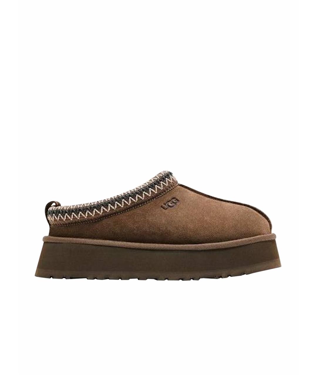 UGG AUSTRALIA Коричневые замшевые мюли, фото 1