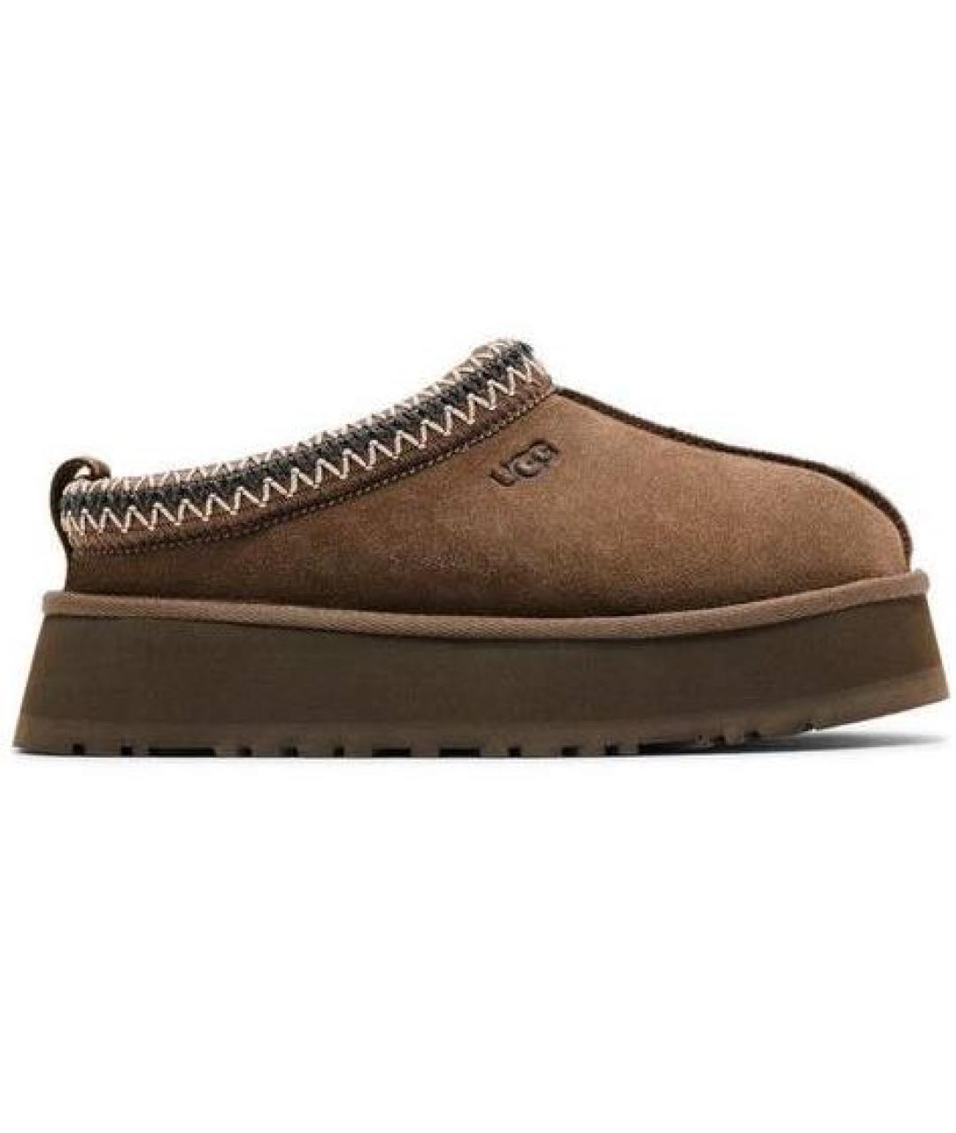 UGG AUSTRALIA Коричневые замшевые мюли, фото 6