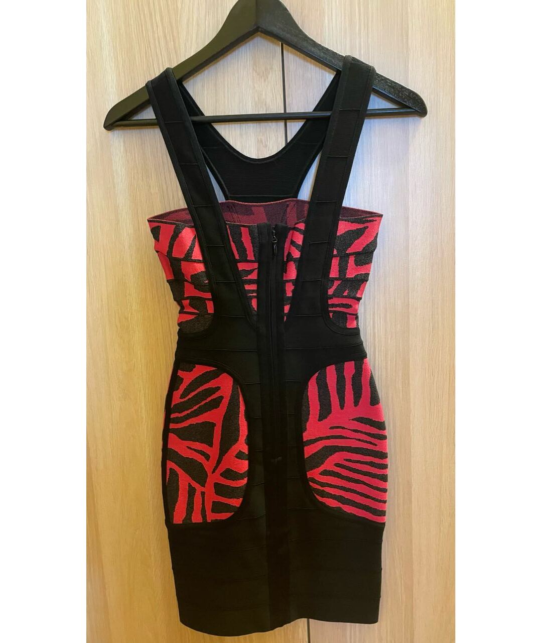 HERVE LEGER Мульти вискозное повседневное платье, фото 2
