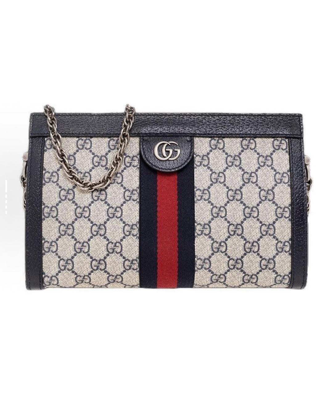 GUCCI Кожаная сумка через плечо, фото 5