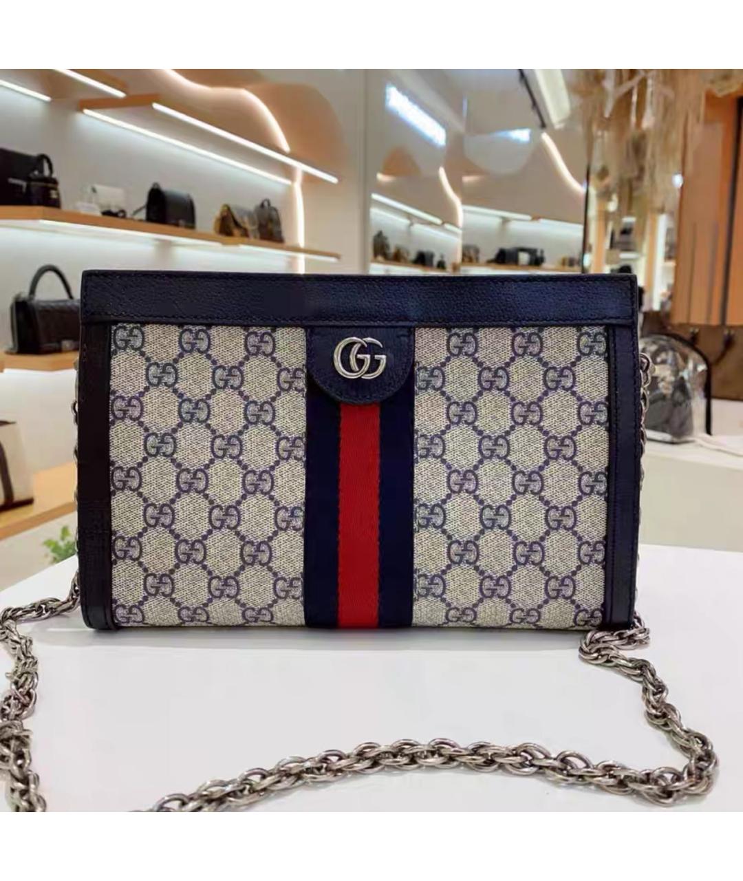 GUCCI Кожаная сумка через плечо, фото 2