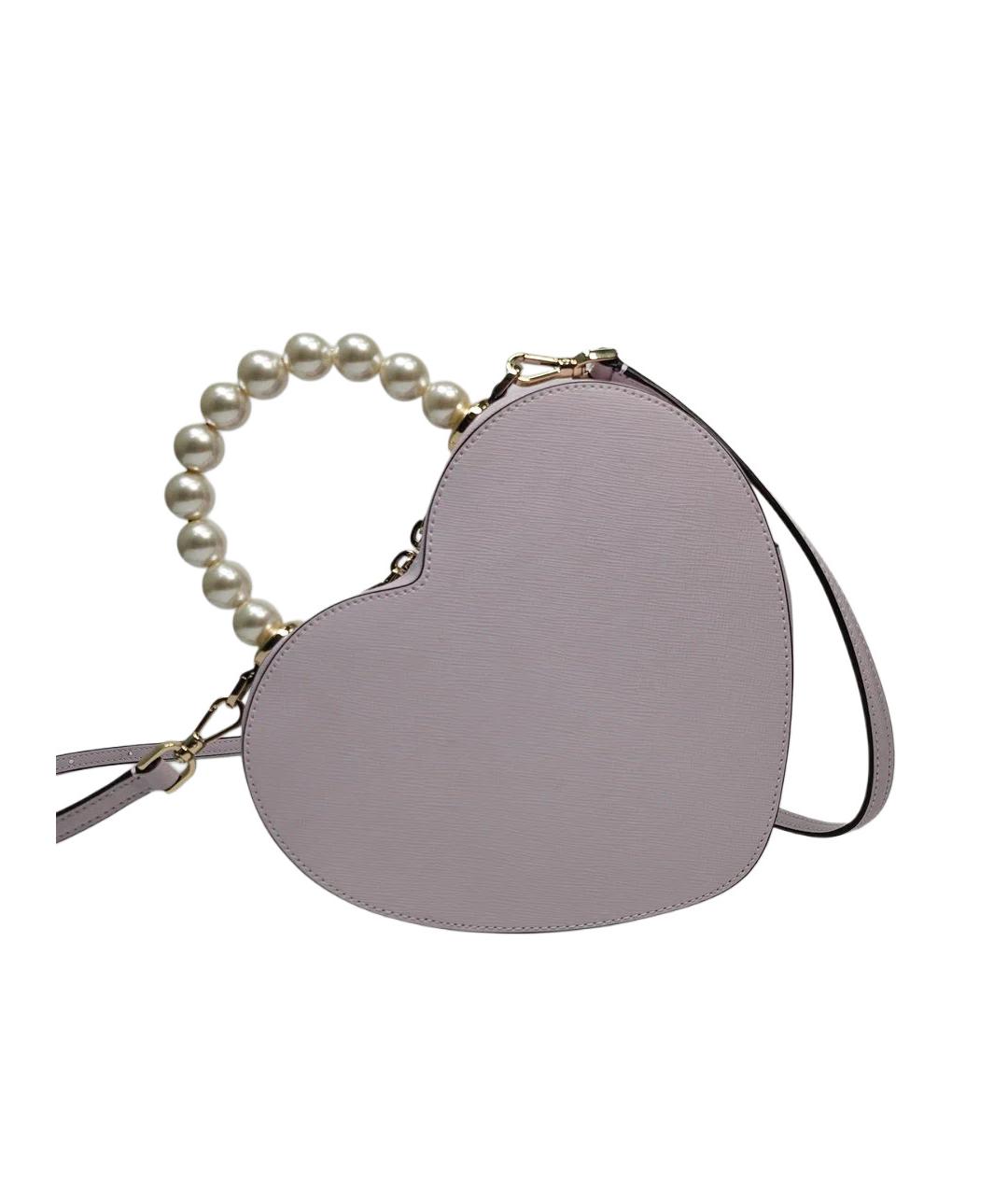 KATE SPADE Розовая кожаная сумка через плечо, фото 2
