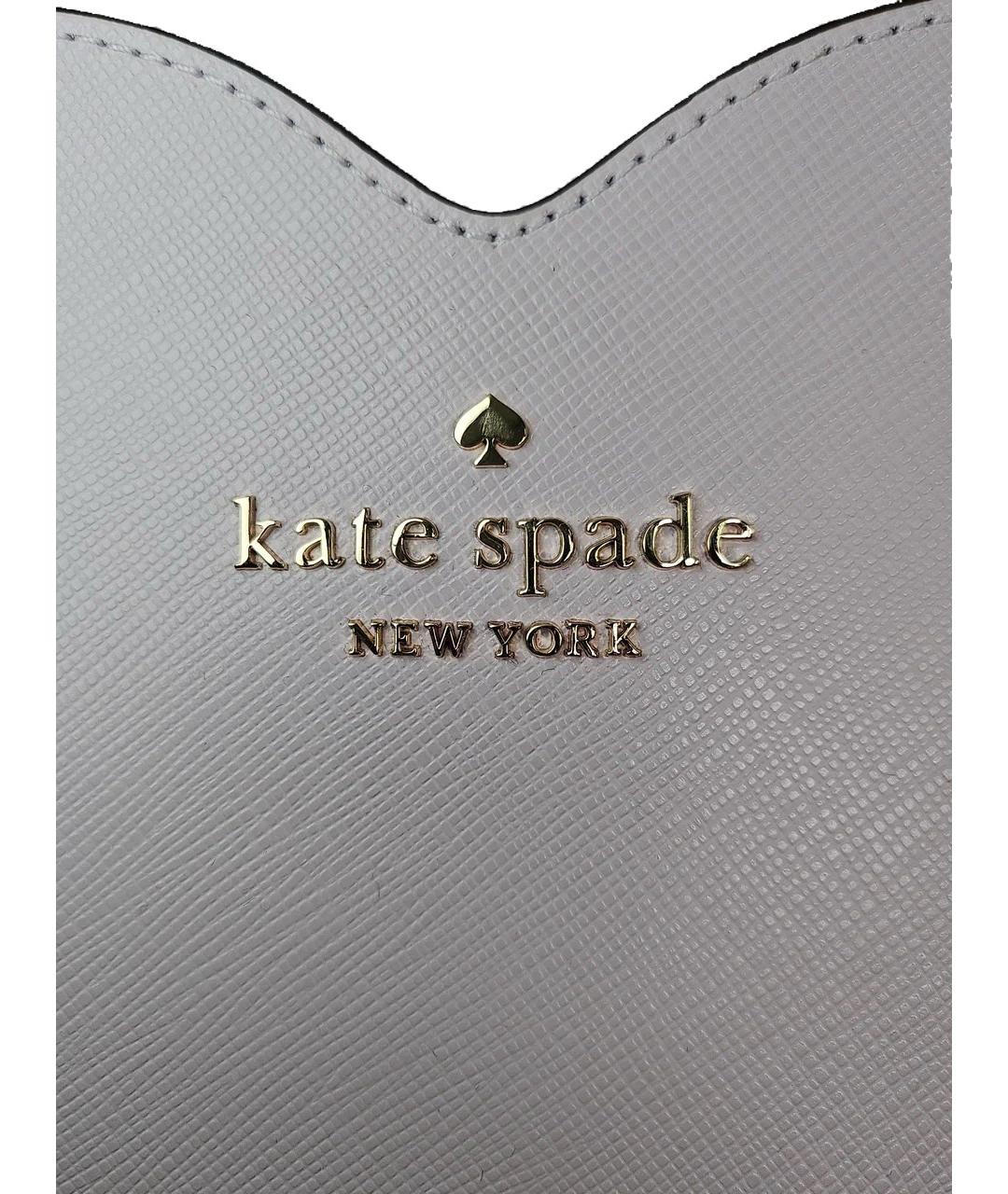 KATE SPADE Розовая кожаная сумка через плечо, фото 8