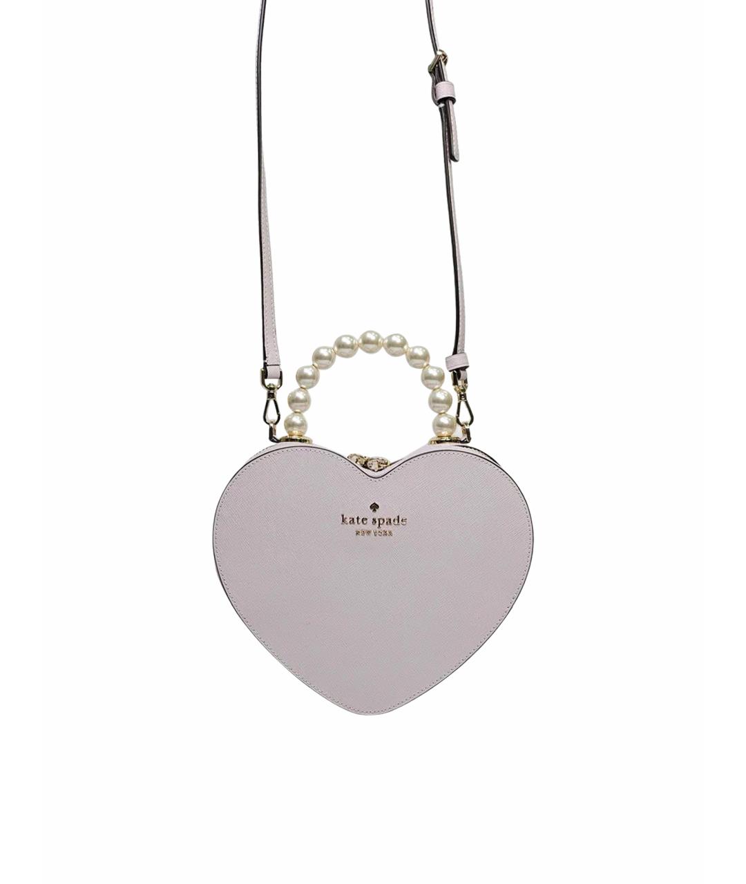 KATE SPADE Розовая кожаная сумка через плечо, фото 1