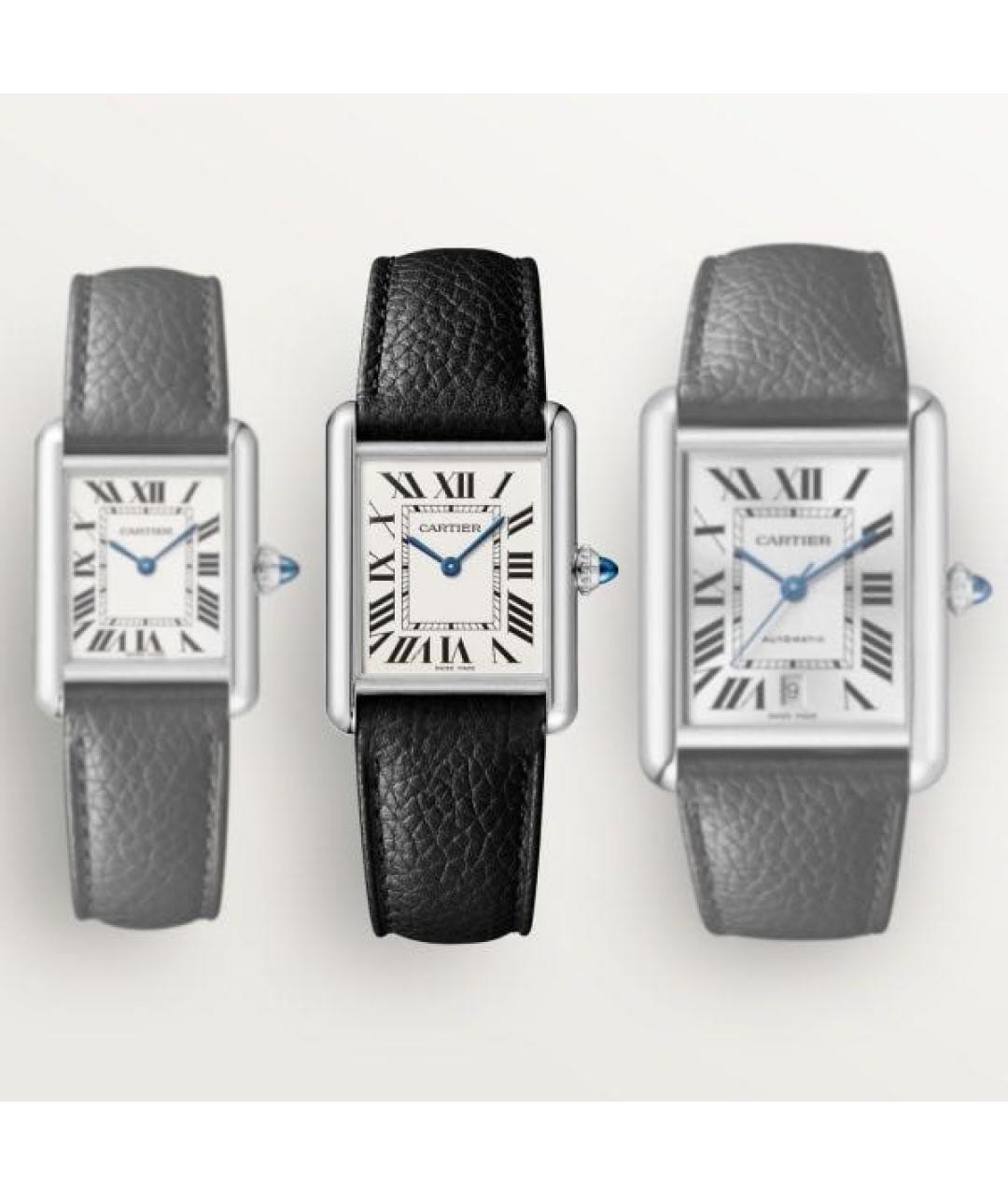 CARTIER Серебряные металлические часы, фото 2