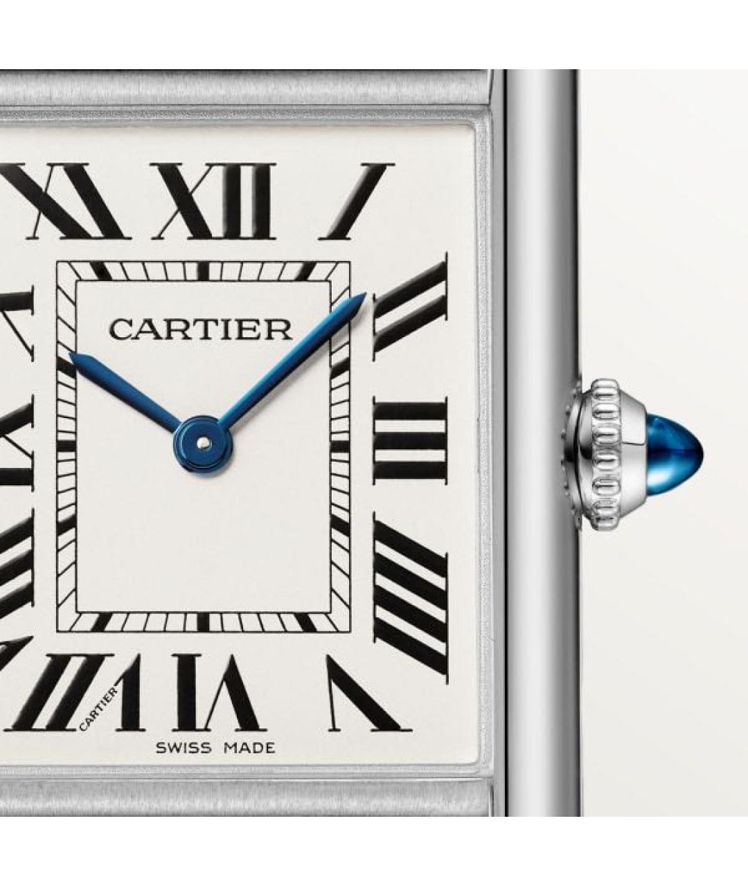 CARTIER Серебряные металлические часы, фото 4