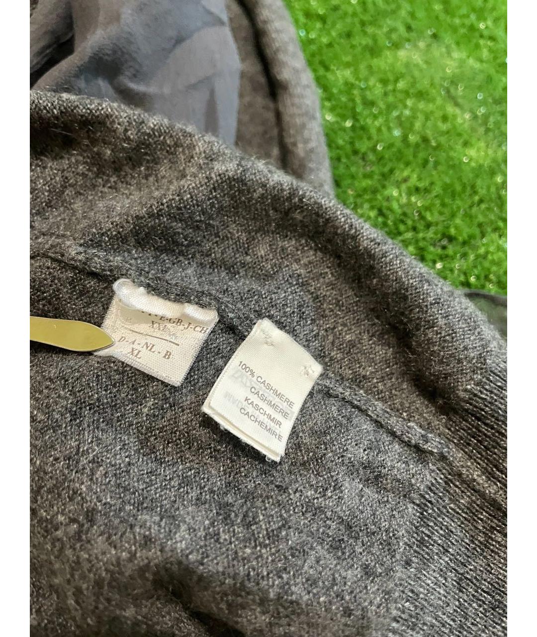 BRUNELLO CUCINELLI Антрацитовый кашемировый кардиган, фото 8