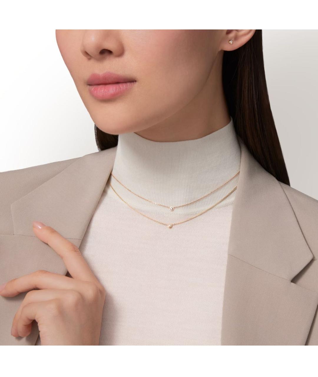 CARTIER Розовая цепочка из розового золота, фото 3
