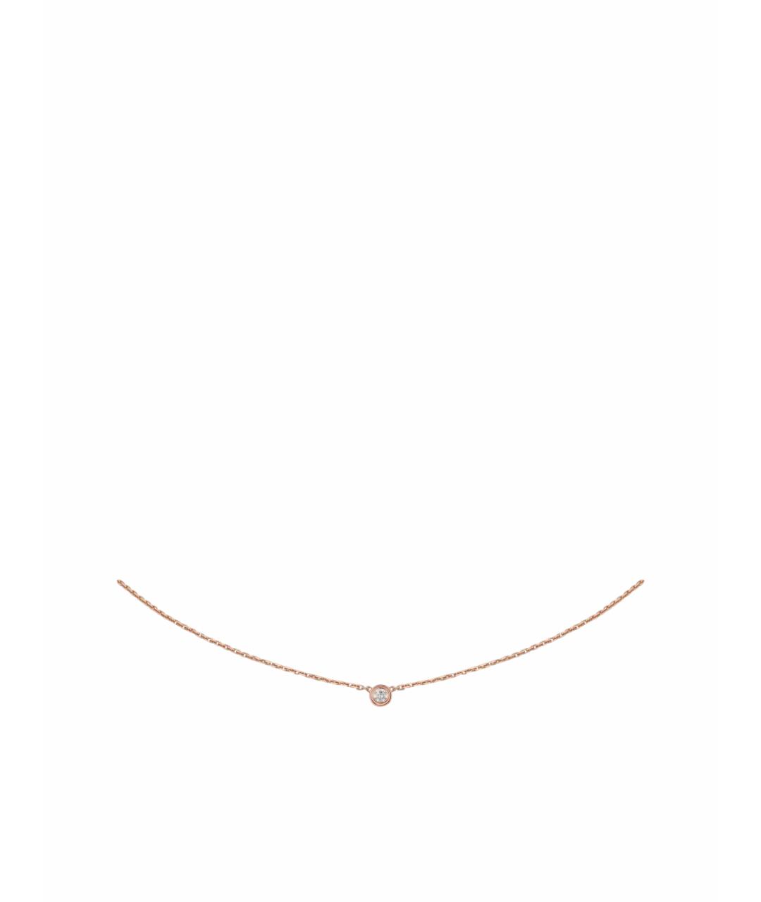 CARTIER Розовая цепочка из розового золота, фото 1