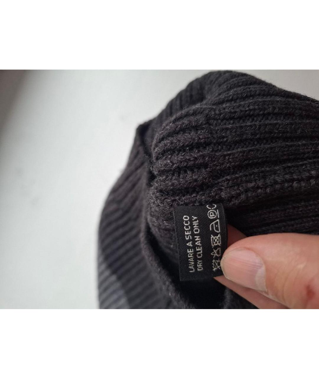 GUCCI Серая шерстяная шапка, фото 4