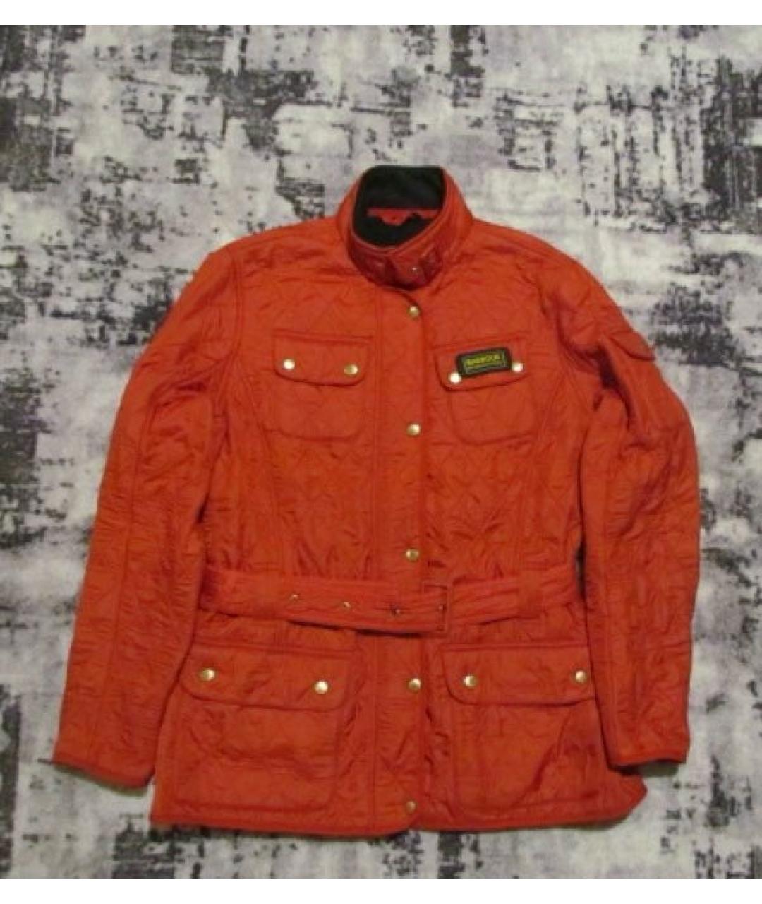 BARBOUR Красная полиамидовая куртка, фото 2
