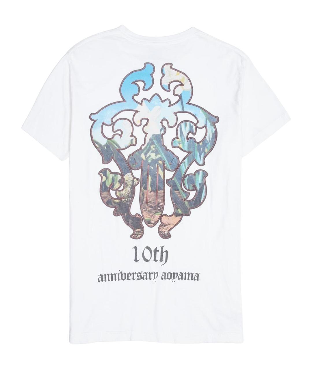 CHROME HEARTS Белая хлопковая футболка, фото 2