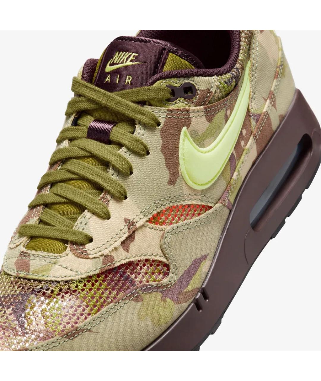 NIKE Хаки текстильные кроссовки, фото 6