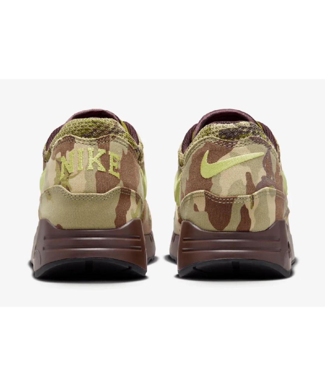 NIKE Хаки текстильные кроссовки, фото 5