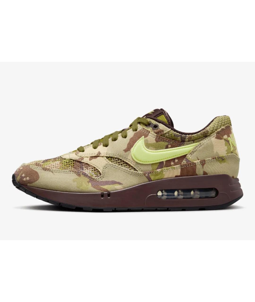 NIKE Хаки текстильные кроссовки, фото 3