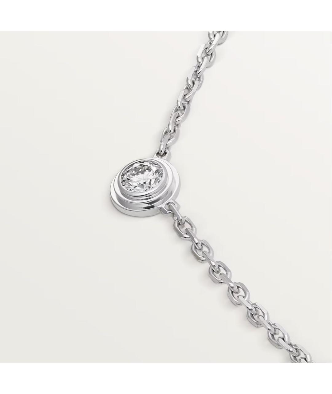 CARTIER Белая цепочка из белого золота, фото 5