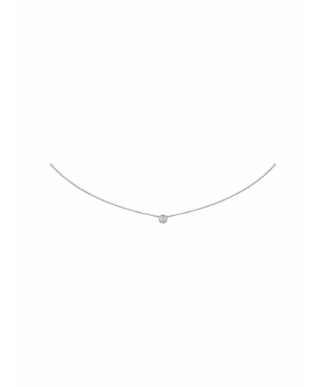 CARTIER Белая цепочка из белого золота, фото 1