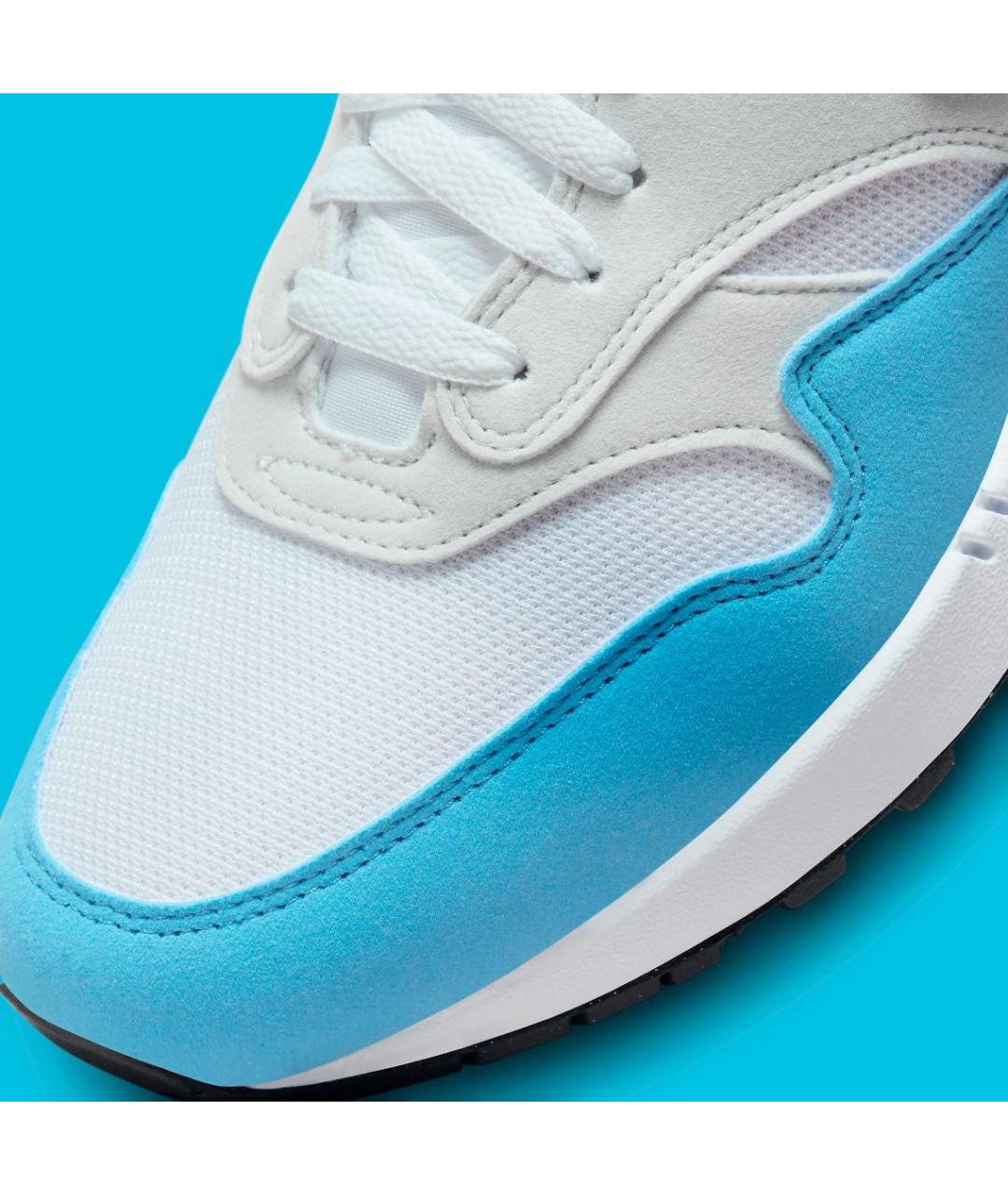 NIKE Голубые замшевые низкие кроссовки / кеды, фото 7