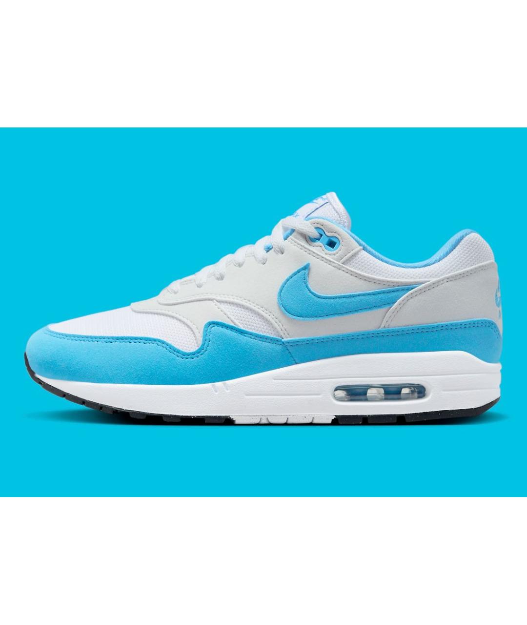 NIKE Голубые замшевые низкие кроссовки / кеды, фото 3