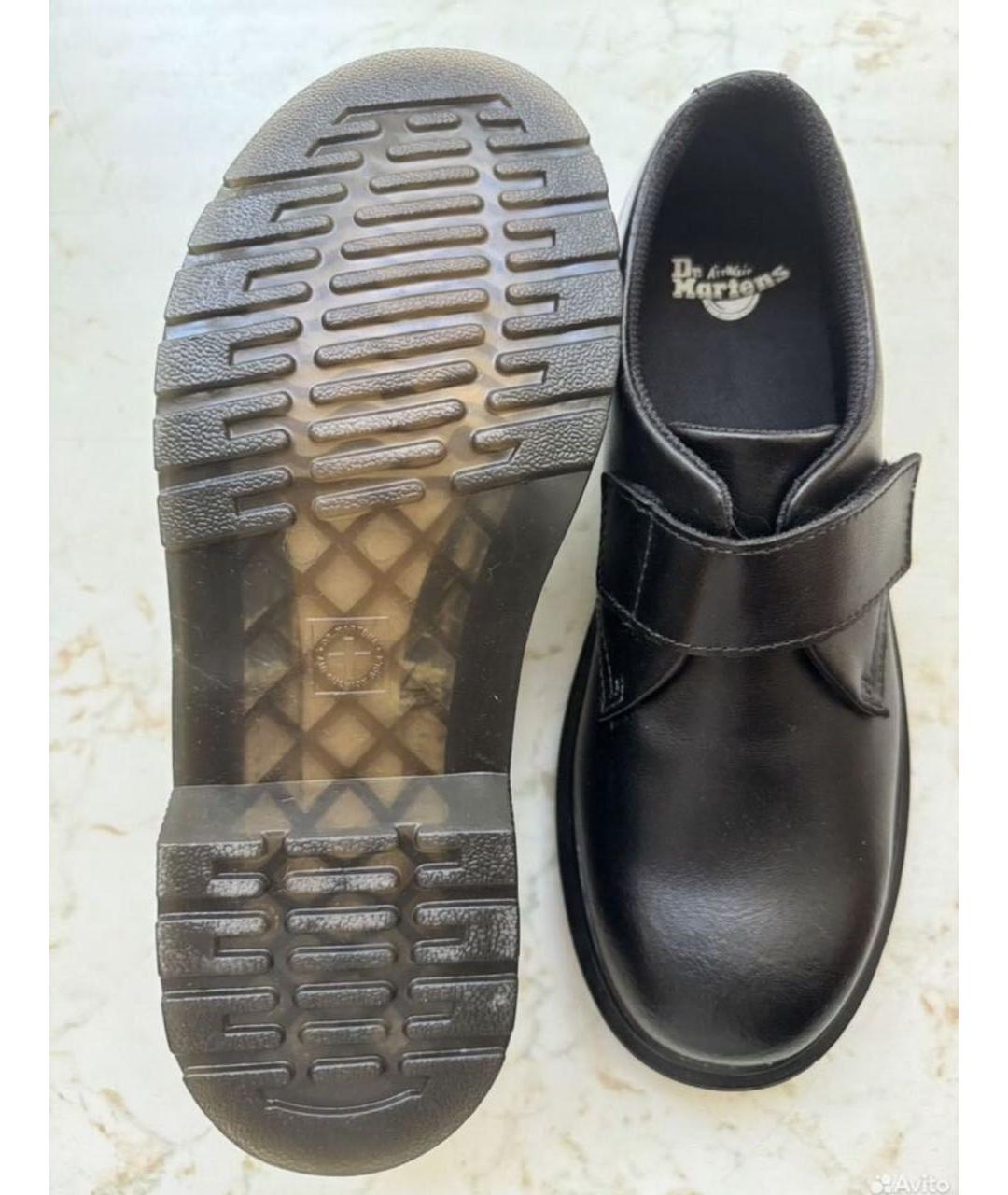 DR. MARTENS Черные кожаные ботинки, фото 6
