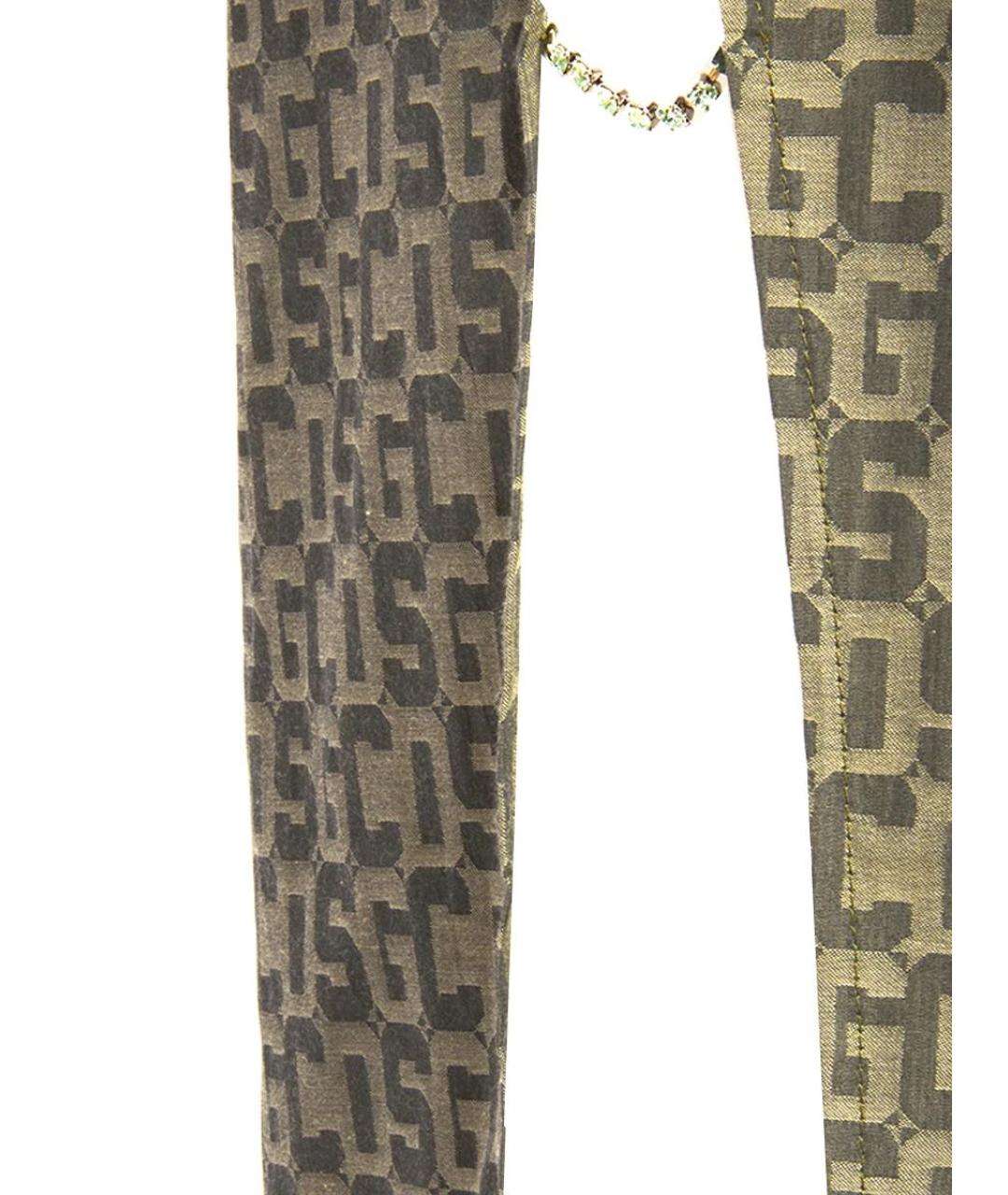 GCDS Мульти хлопковые прямые брюки, фото 3