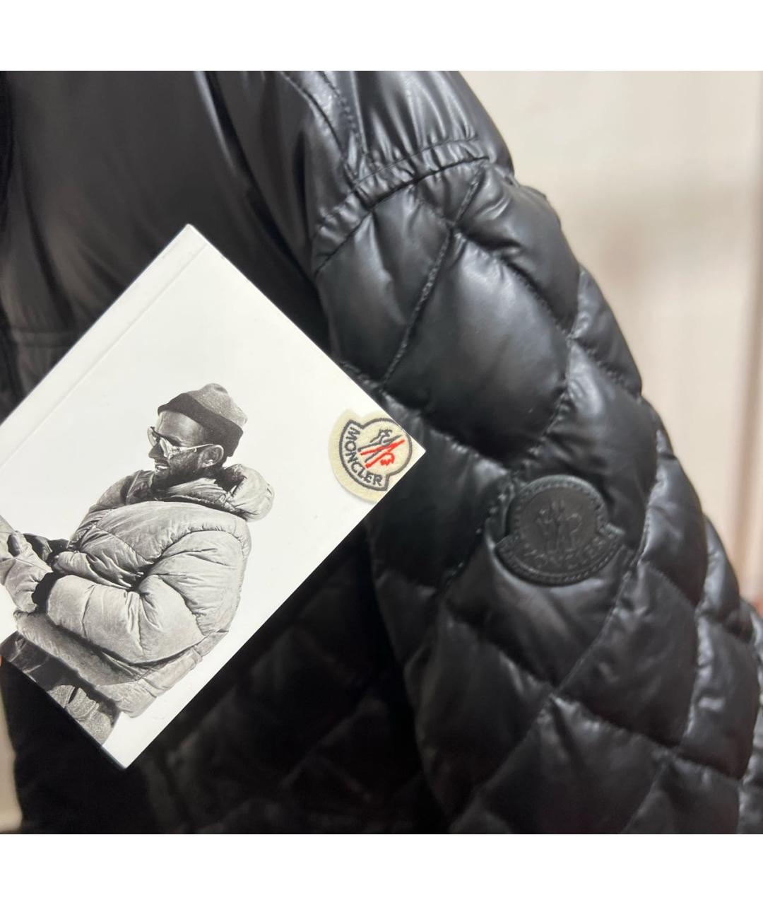 MONCLER Черная куртка, фото 4