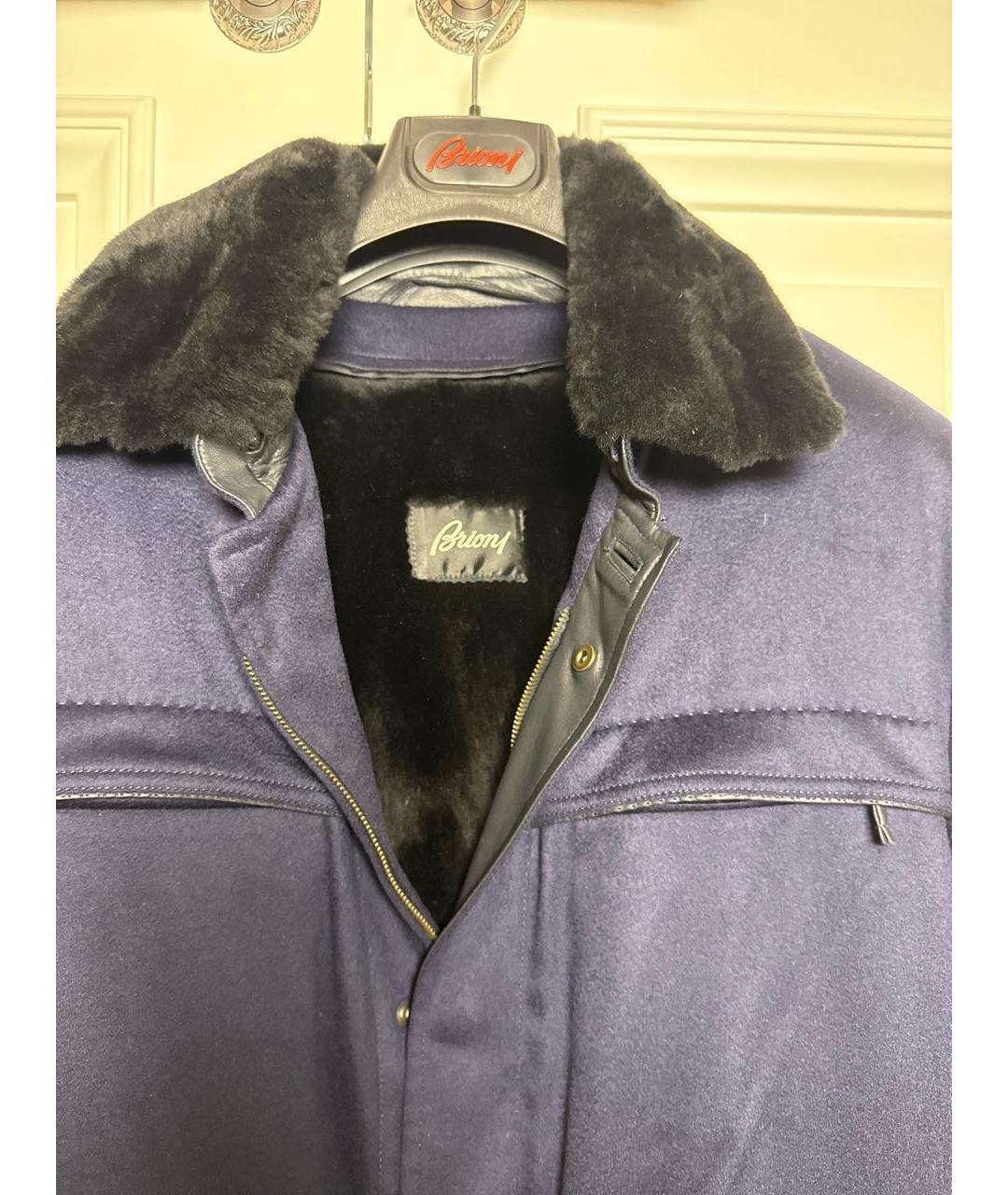 BRIONI Темно-синяя кашемировая куртка, фото 8