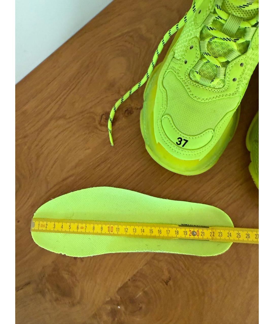 BALENCIAGA Салатовые кроссовки, фото 8