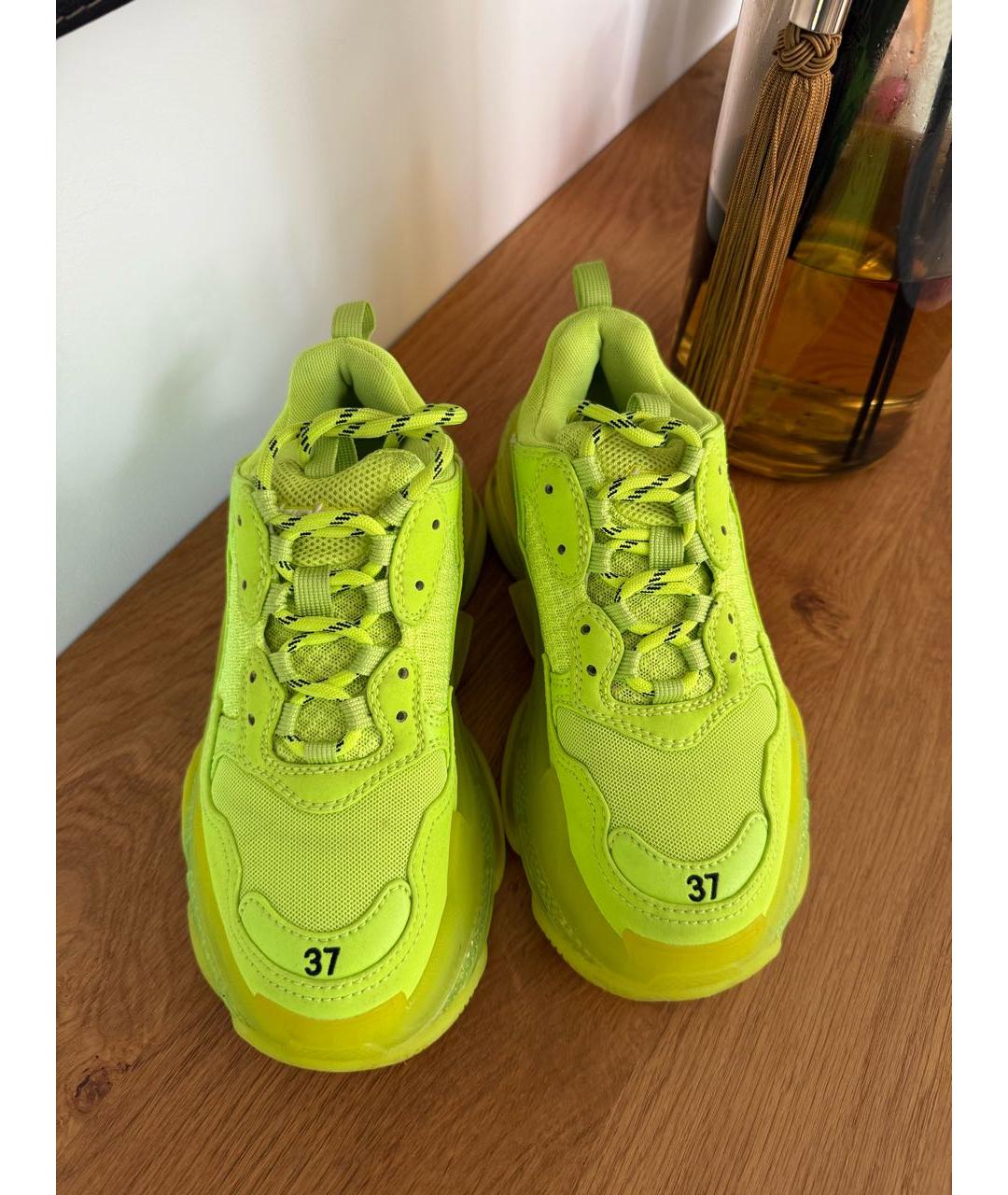 BALENCIAGA Салатовые кроссовки, фото 2